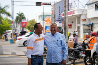 Milton Morrison, director de INTRANT restablece la red semafórica de San Cristóbal en tiempo récord