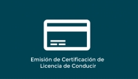 Emisión de Certificación de Licencia de Conducir