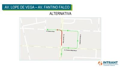 Conoce las rutas alternas tras restricción de giros a la izquierda en Av. Lope de Vega como parte del plan “RD Se Mueve”