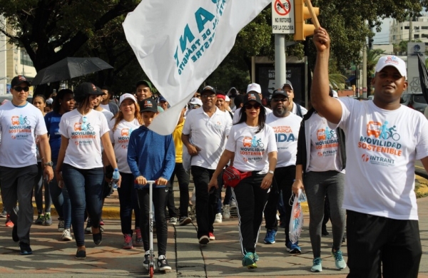 INTRANT inicia con caminata Semana Nacional de Movilidad Sostenible