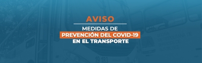 Medidas de prevención del COVID-19 en el sector transporte de carga, turístico, urbano, interurbano y motocicleta